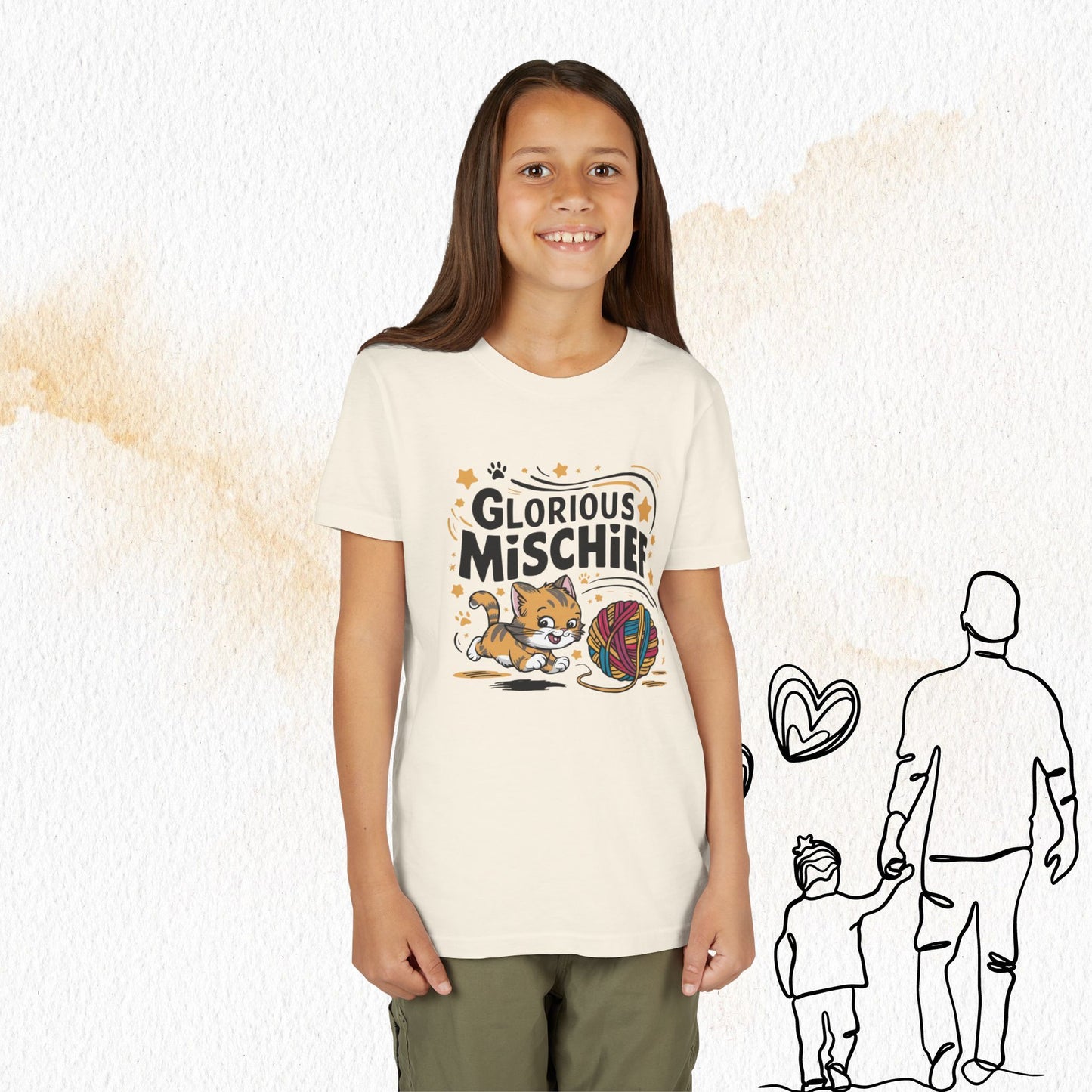 Glorious Mischief  Youth Heavy Cotton T-Shirt