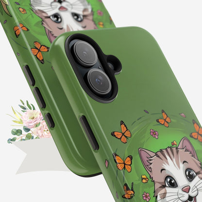 Green Mewsic Wireless Charging Support Tough Case