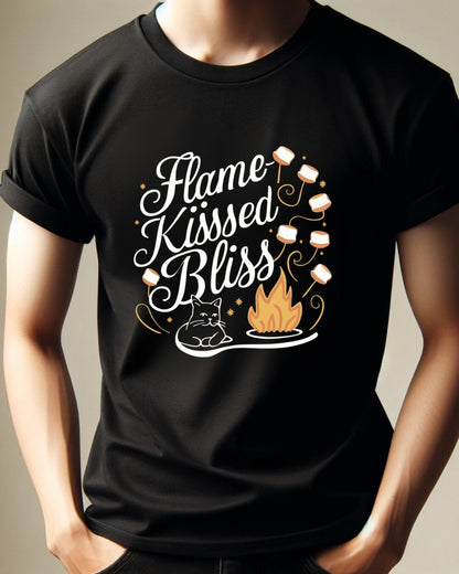 Flame Kiss Bliss Cotton T-Shirt