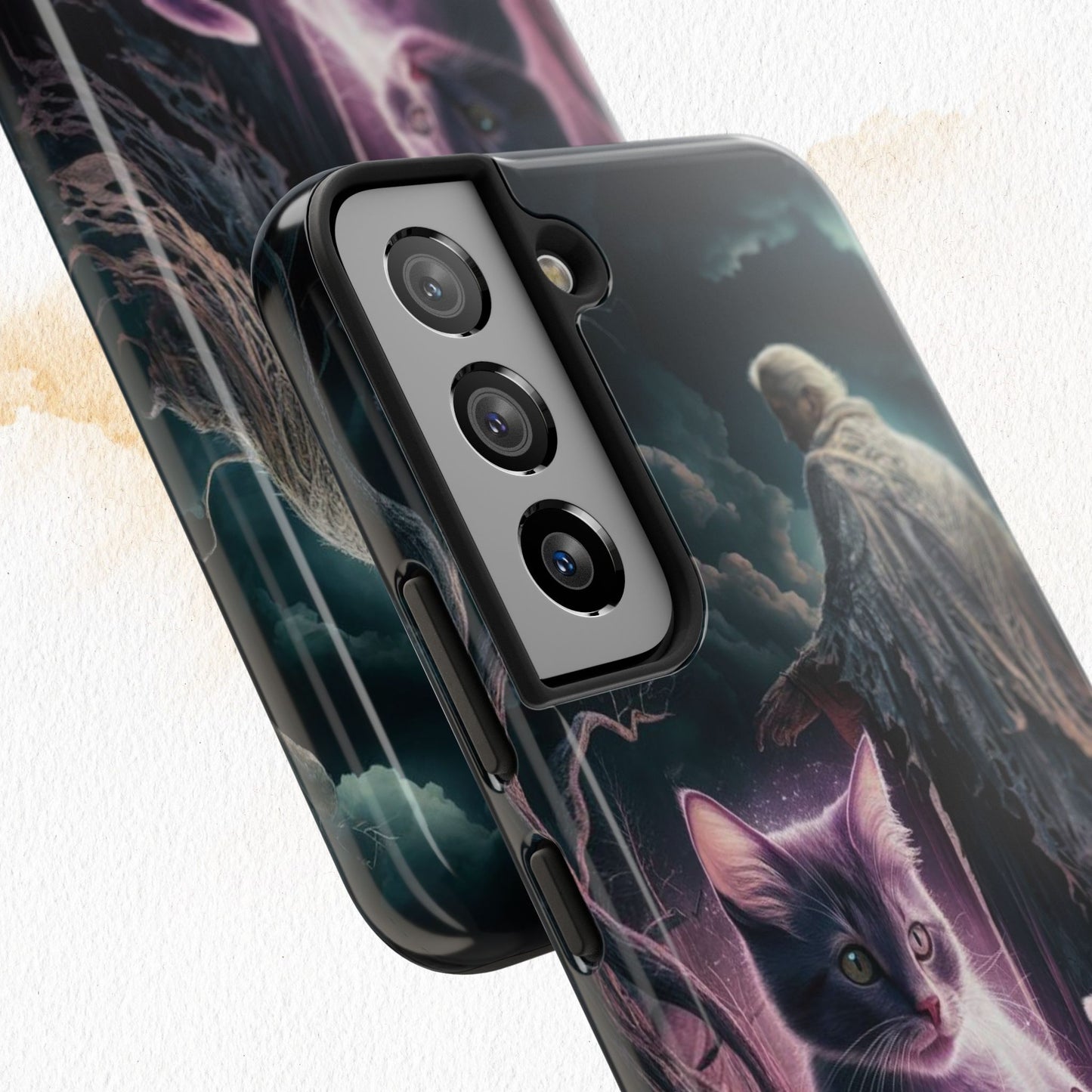 Meowmoirs Wireless Charging Support Tough Case