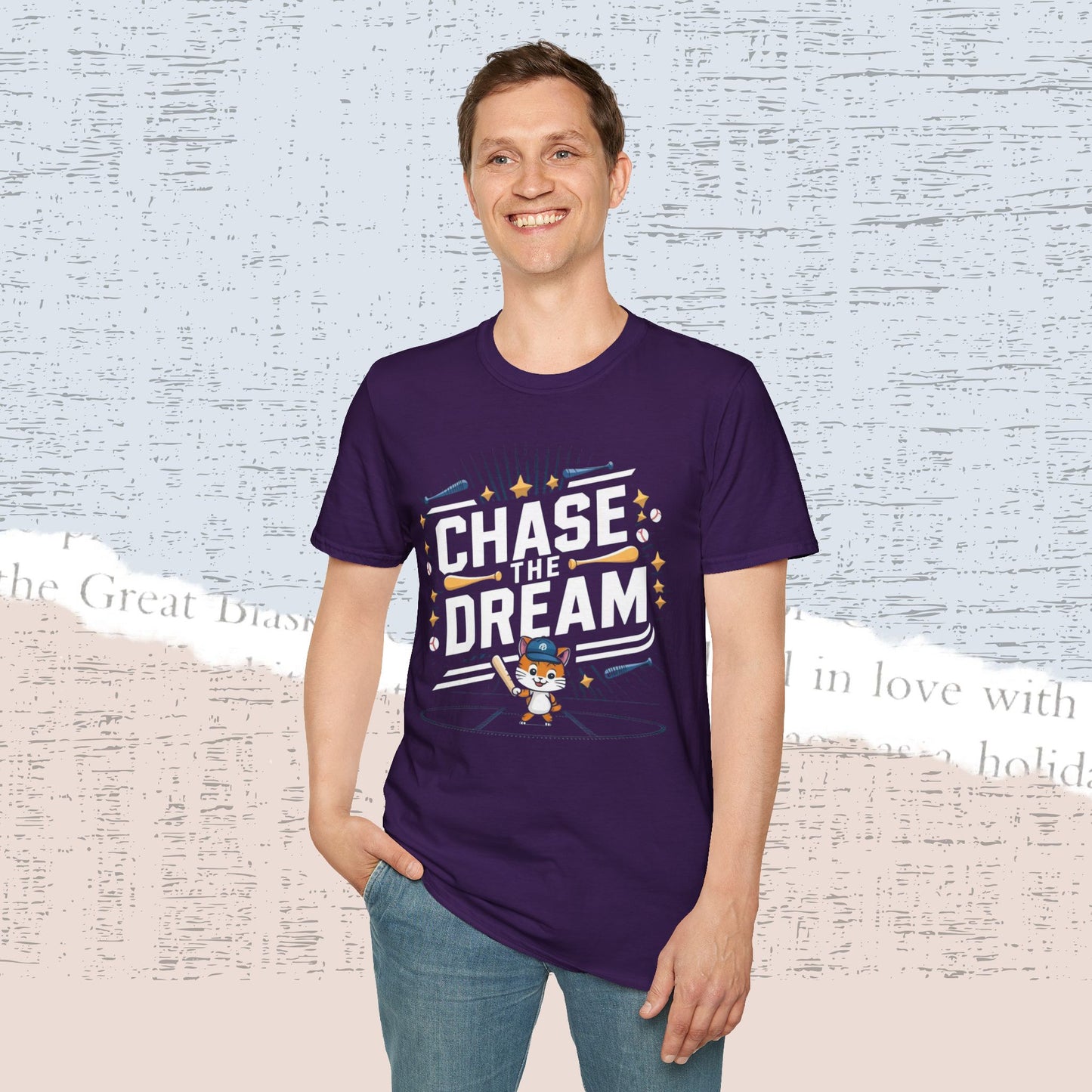Chase The Dreams Cotton Men Tee
