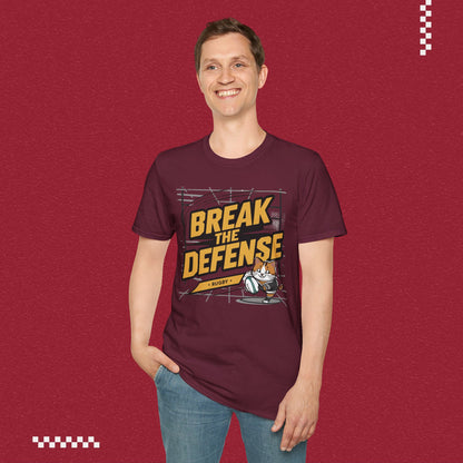 Break The Defence Crew Neck Cotton Men Tshirt