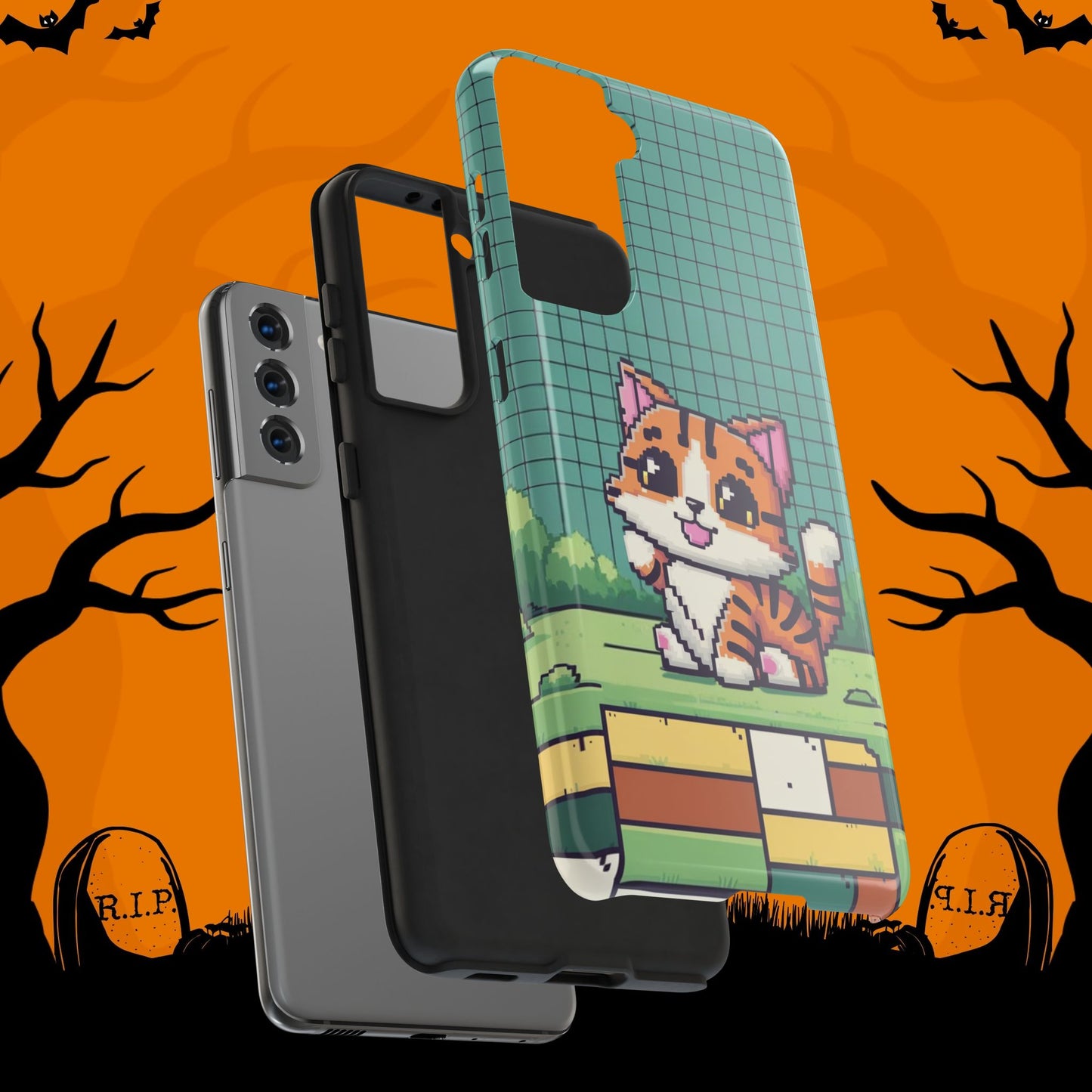 Meowmarabilia Wireless Charging Support Tough Case.