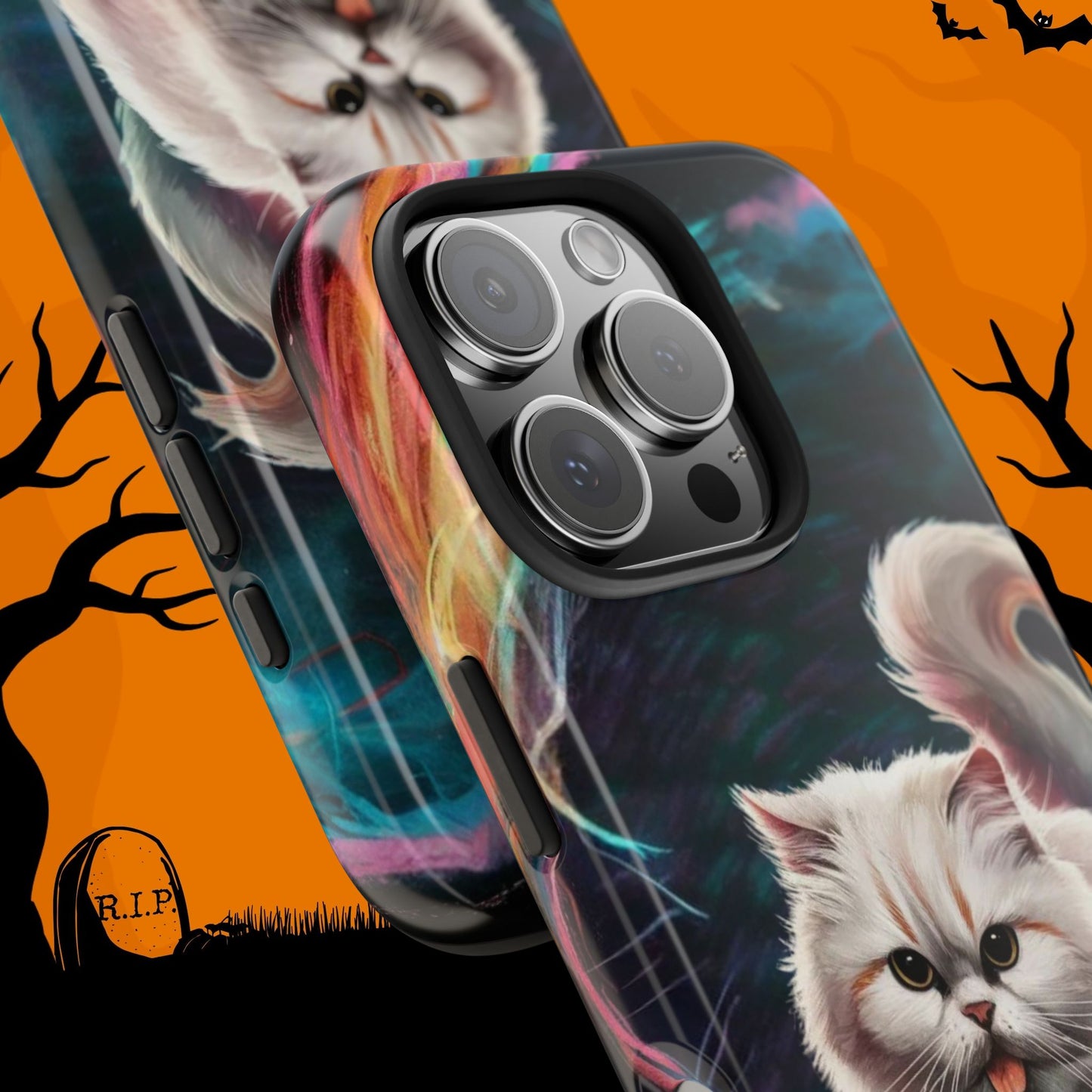 Meowble Dribble Wireless Charging Support Tough Case.