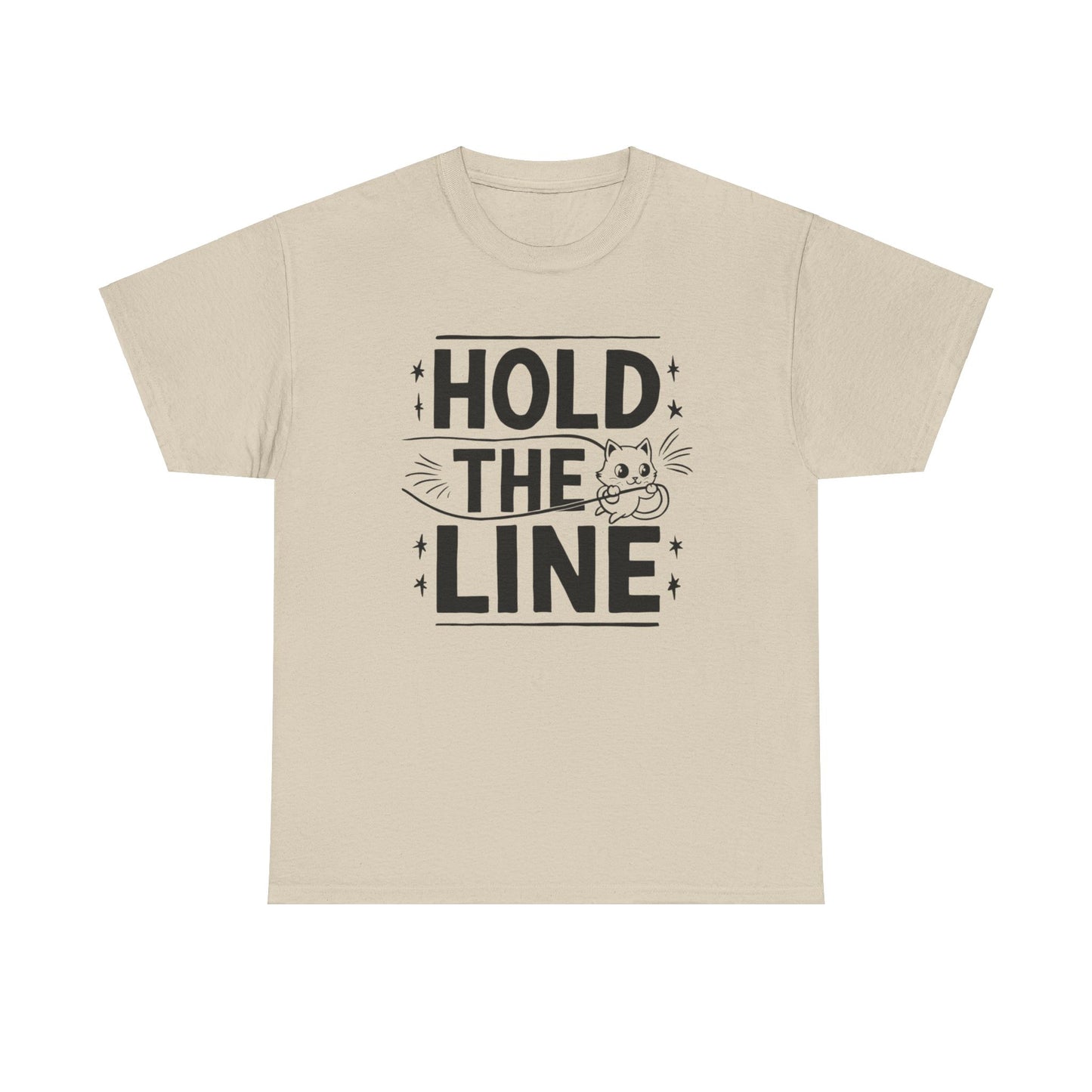 Hold The Line Idiom Cotton T-Shirt