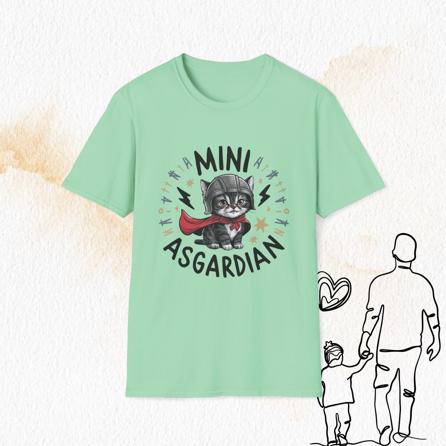 Mini Asgardian Cotton Men T-Shirt
