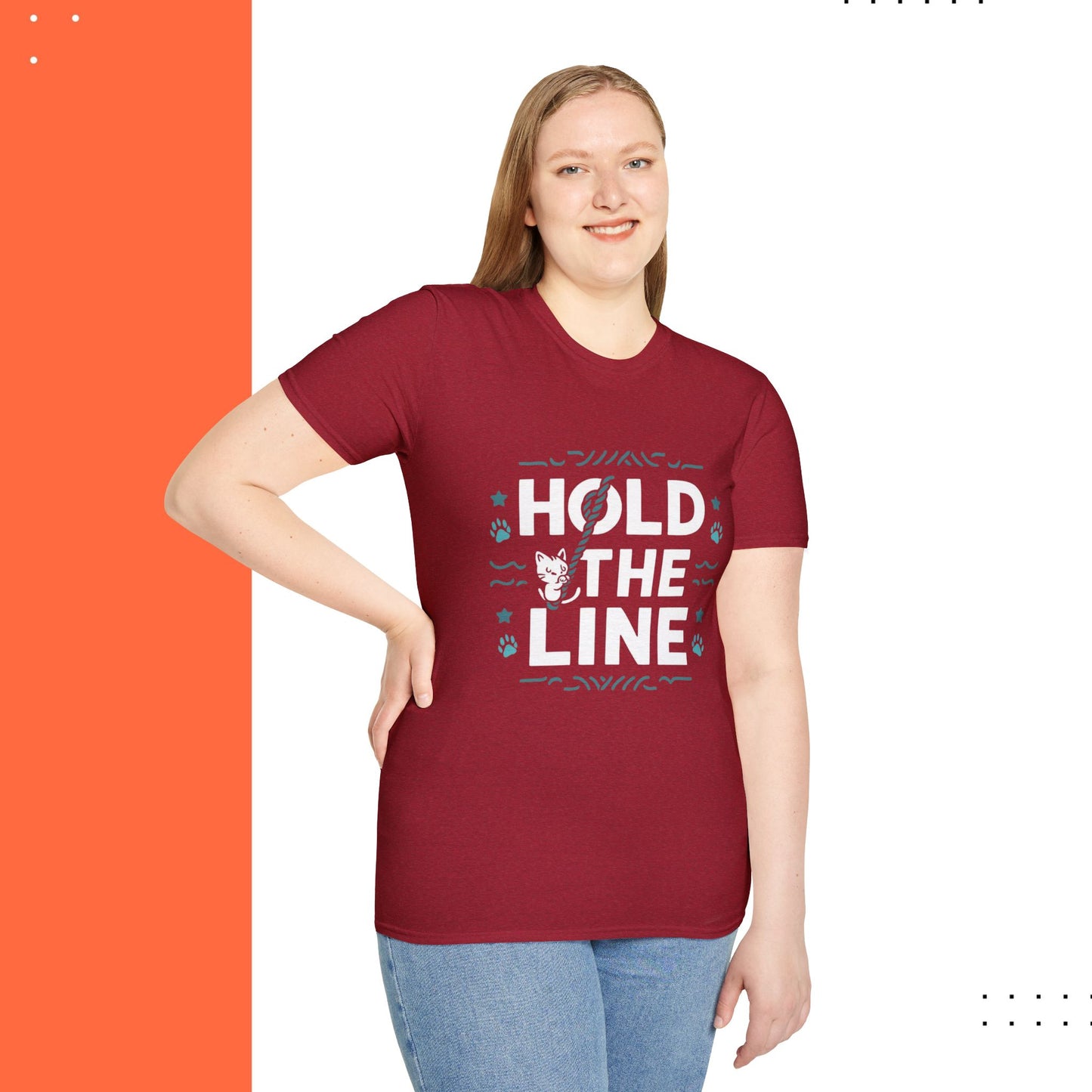 Hold The Line Cotton Tee