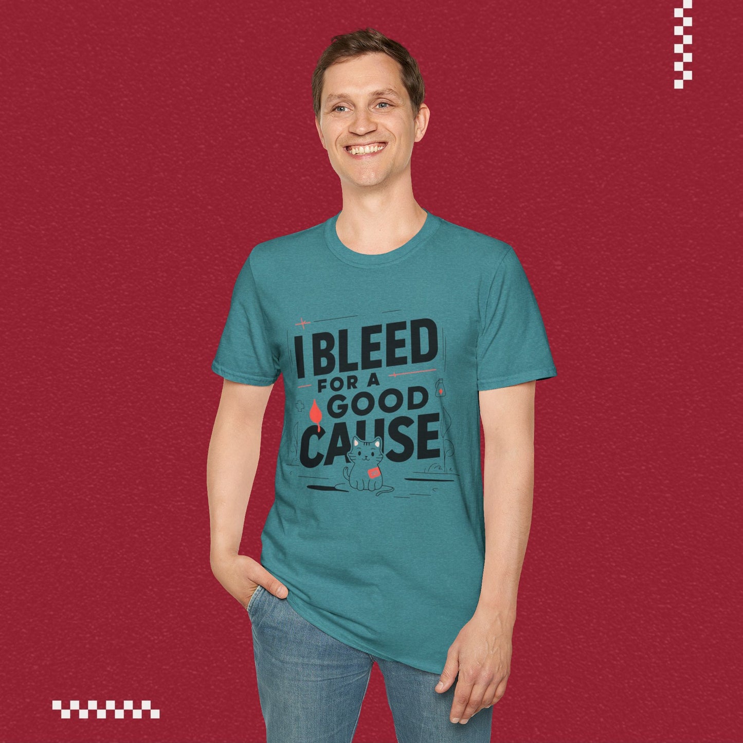 I Bleed For Good Cause Cotton T-Shirt