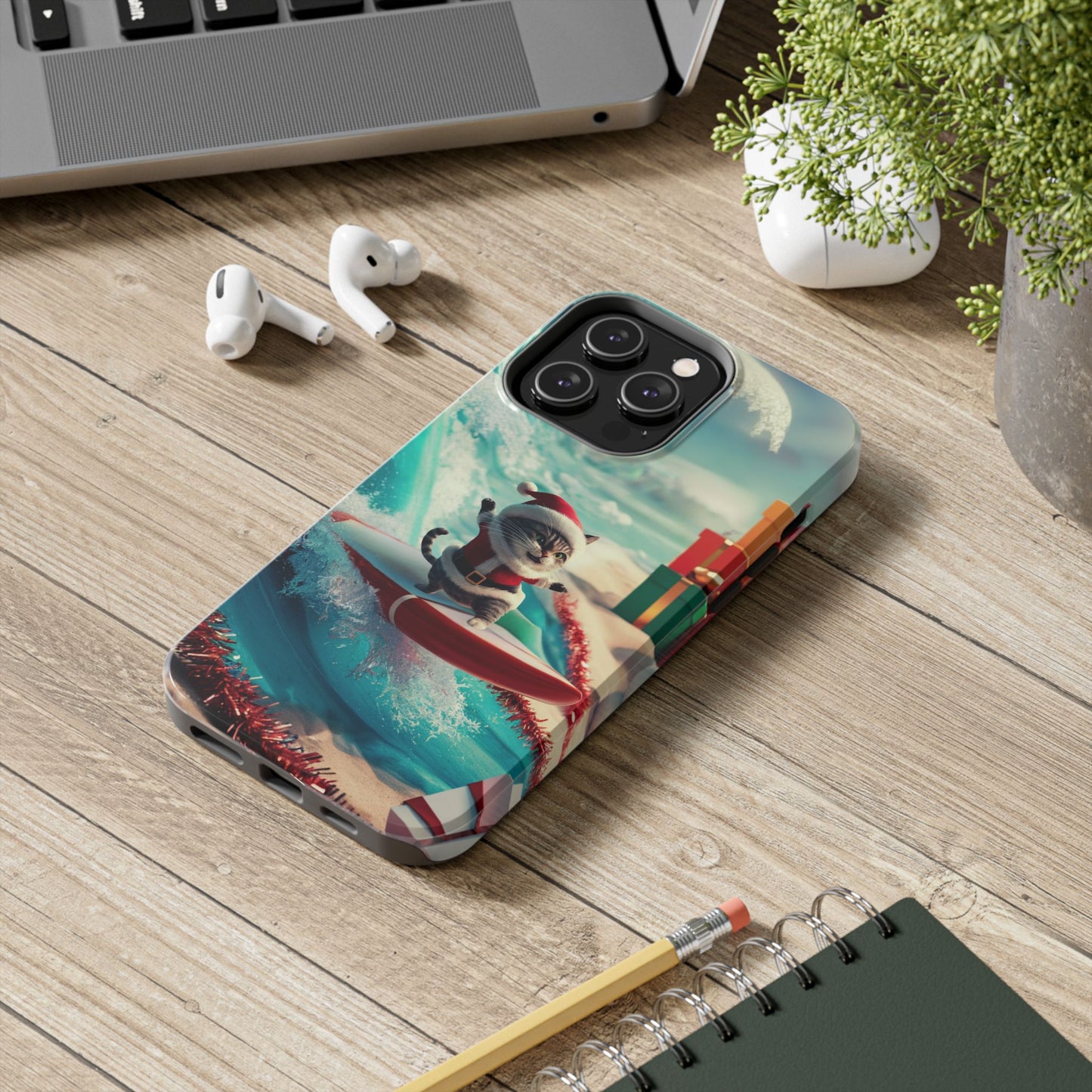 Meow Magic Wireless Charging Support Tough Case.