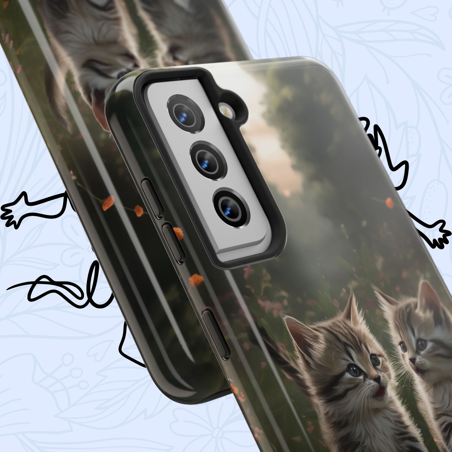 Furever Friends Wireless Charging Support Tough Case