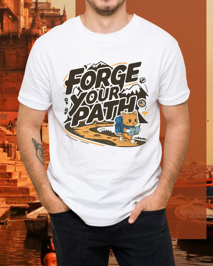 Forge Your Path  Unisex Softstyle Travel Lover Cotton T-Shirts