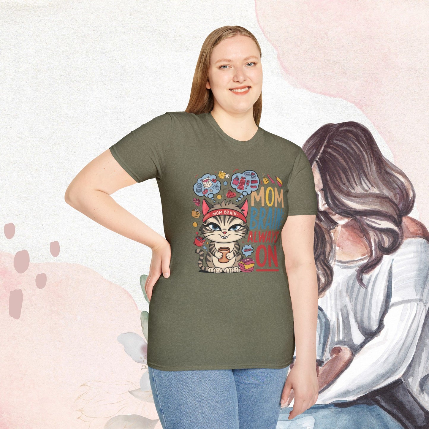 Mom Brain Cotton T-Shirt
