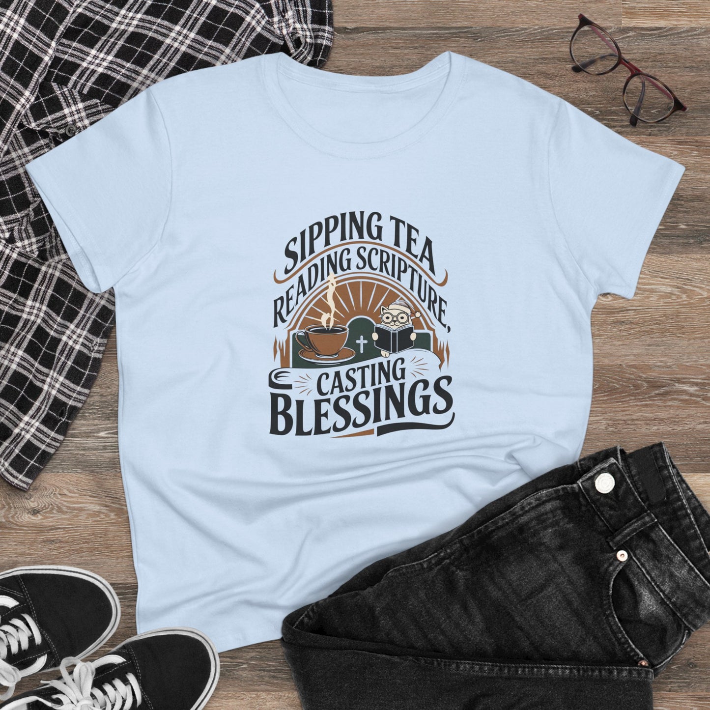 Brewed Brilliance Women Cotton Tshirt