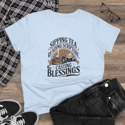 Brewed Brilliance Women Cotton Tshirt