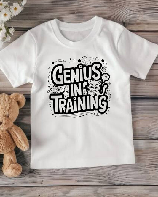 Genius In Training Youth Heavy Cotton T-Shirt