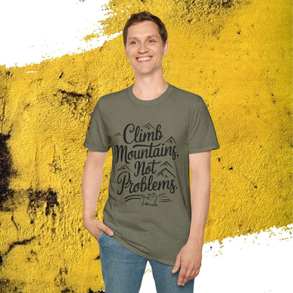 Climb Mountain Cotton T-Shirt