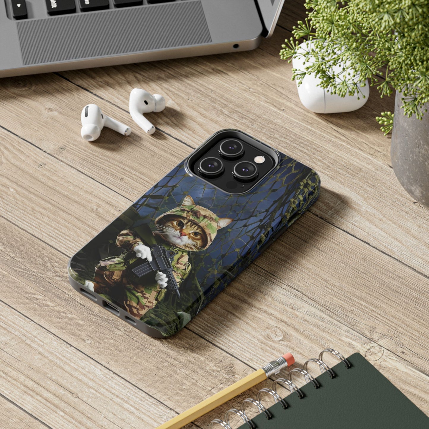 Meowter Armor Wireless Charging Support Tough Case