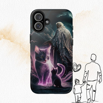 Meowmoirs Wireless Charging Support Tough Case