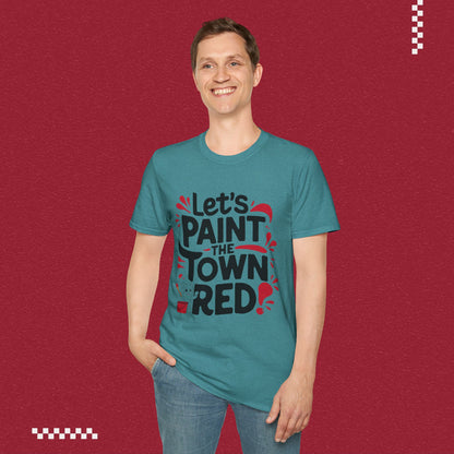 Let Paint Town Red Idiom Cotton T-Shirt