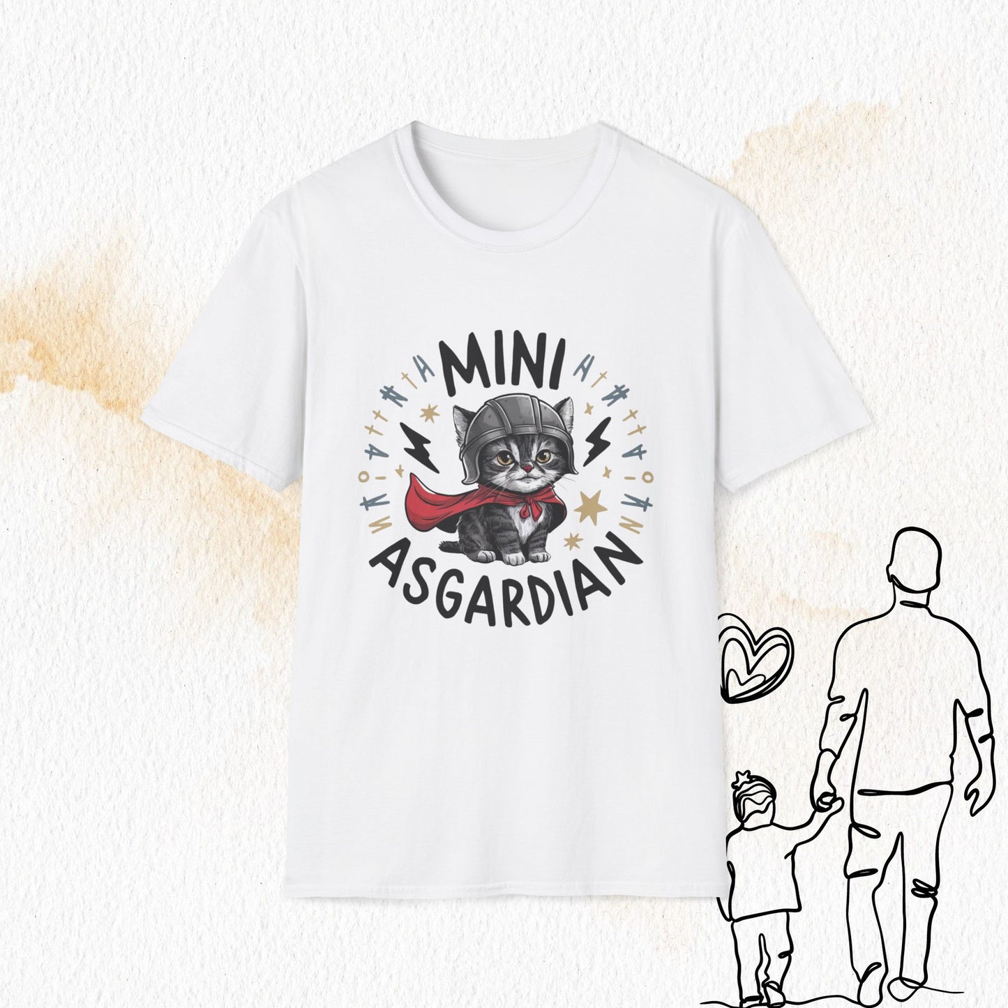 Mini Asgardian Cotton Men T-Shirt