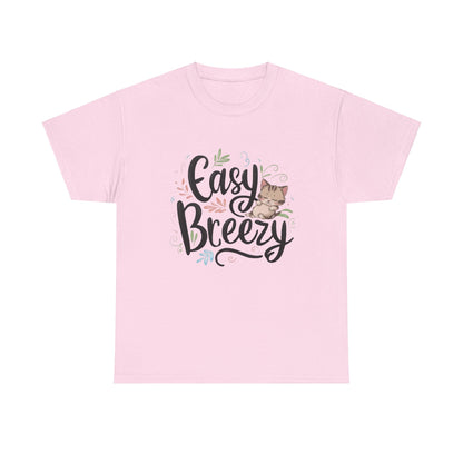 Easy Breezy Idiom Cotton T-Shirt