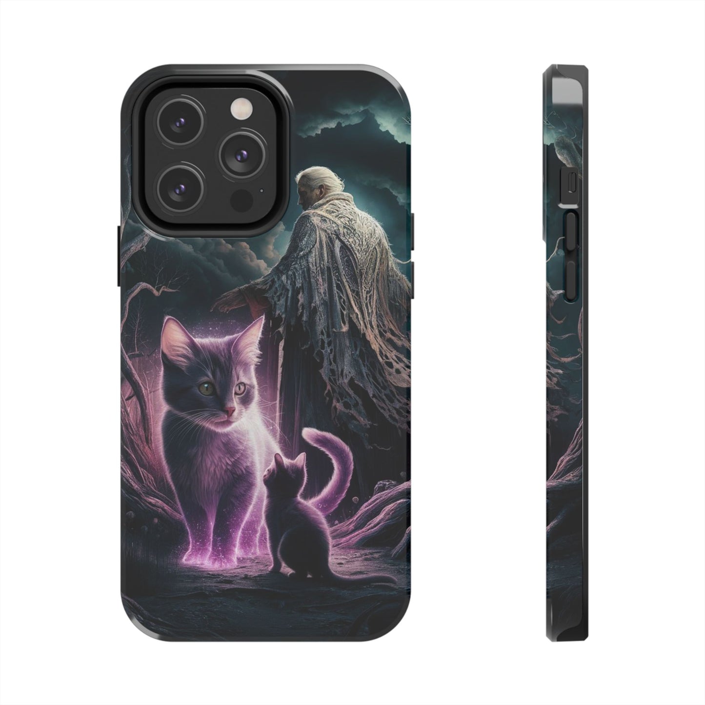 Meowmoirs Wireless Charging Support Tough Case