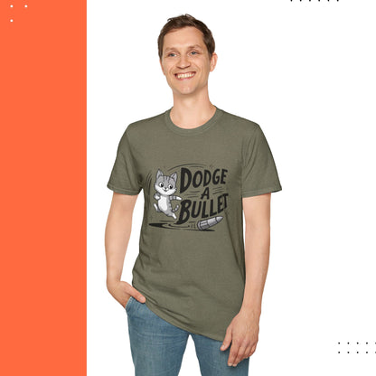 Dodge A Bullet Idiom Cotton T-Shirt