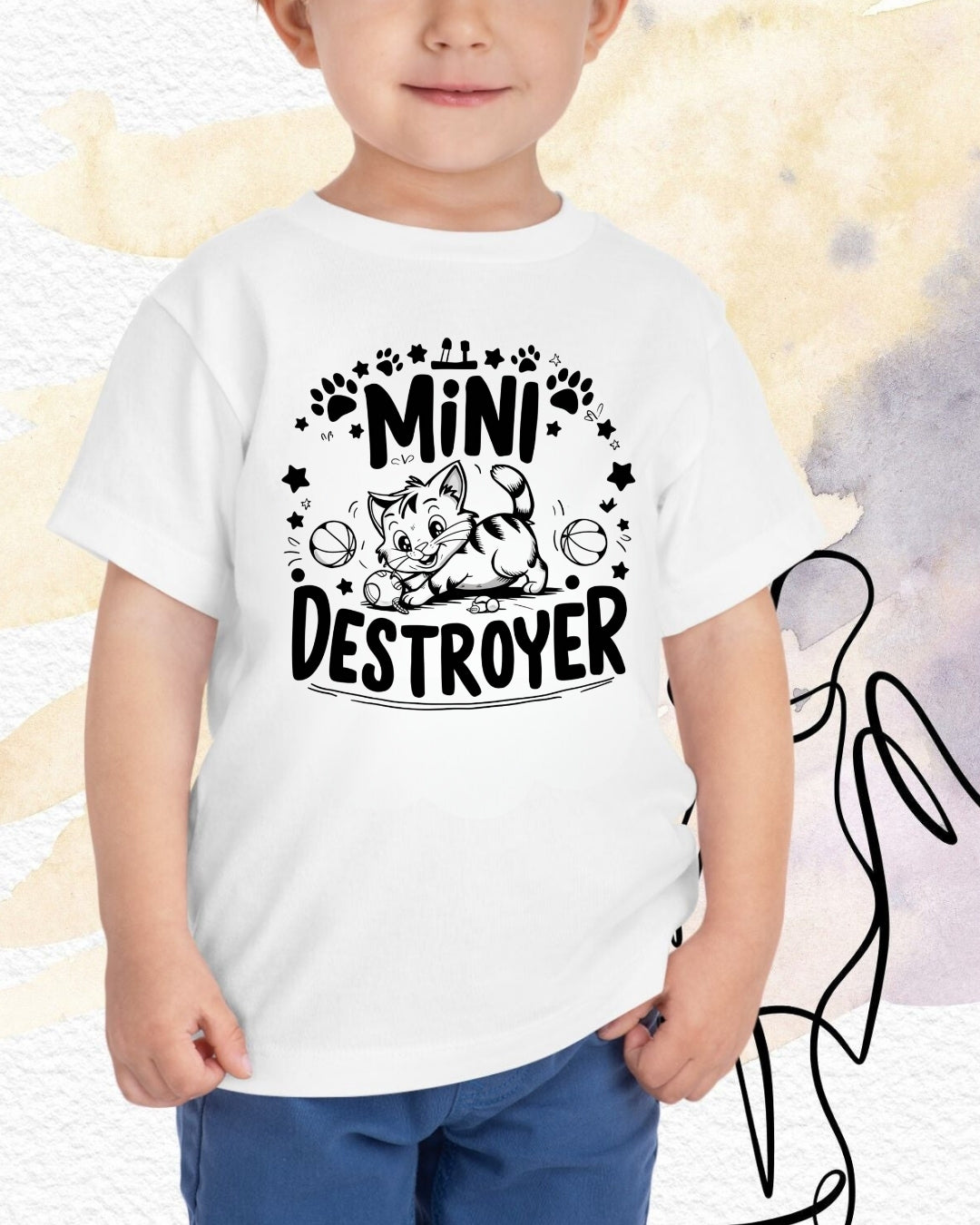 Mini Destroyer Youth Heavy Cotton T-Shirt