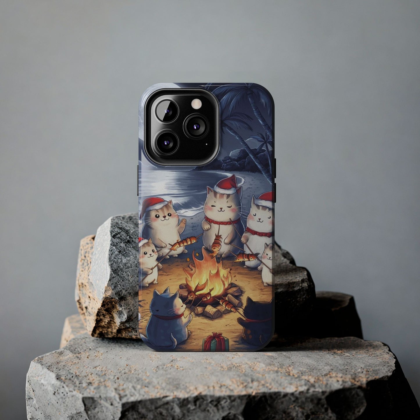 Meowmas Magic Wireless Charging Support Tough Case
