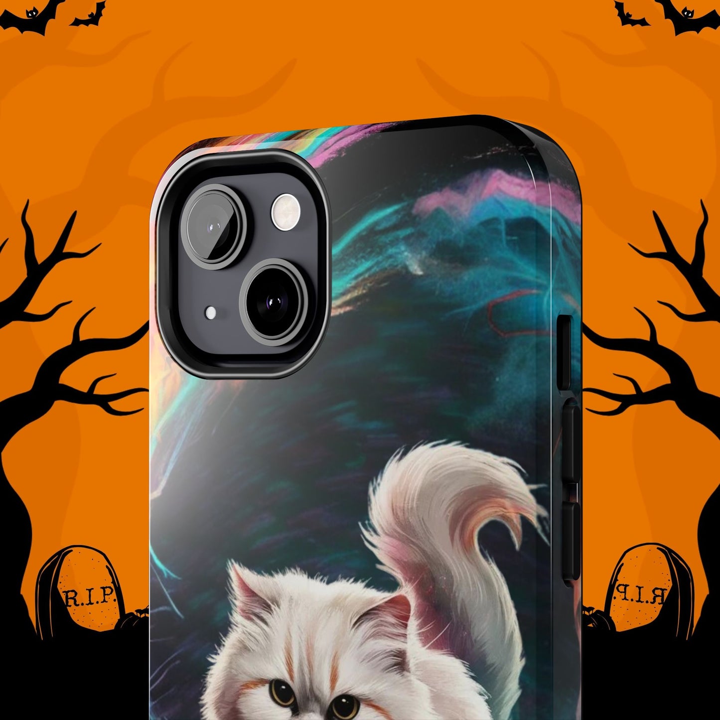 Meowble Dribble Wireless Charging Support Tough Case.