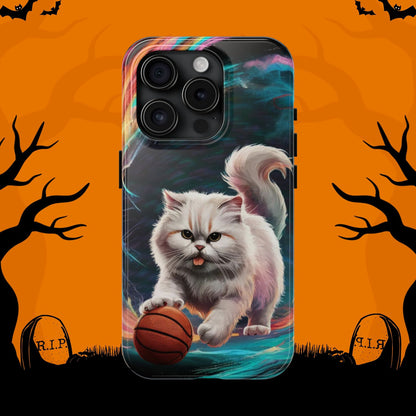 Meowble Dribble Wireless Charging Support Tough Case.