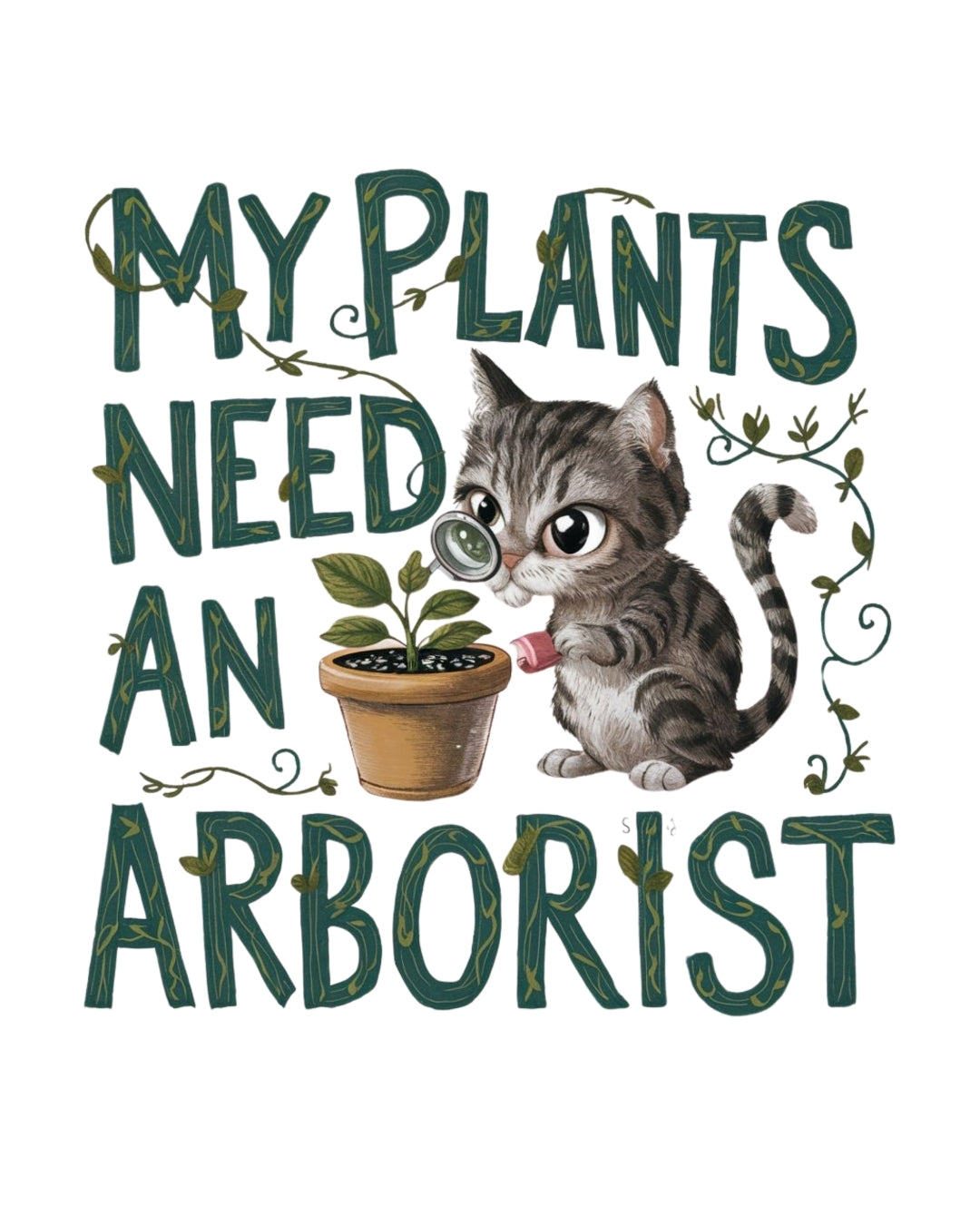 My Plant Need Arborist Cotton T-Shirt