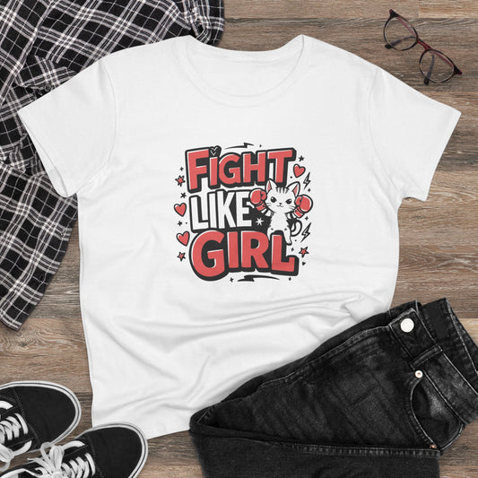 Fight Like Girl Women Graphic Tees
