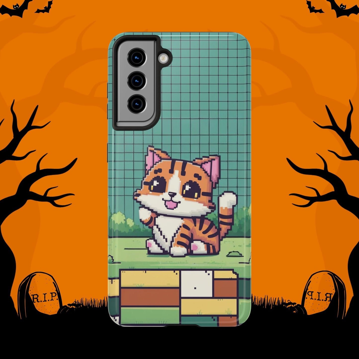 Meowmarabilia Wireless Charging Support Tough Case.