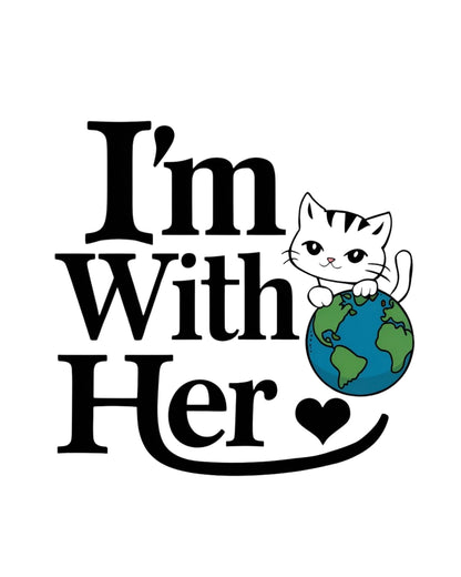 I'm With Her Cotton T-Shirt