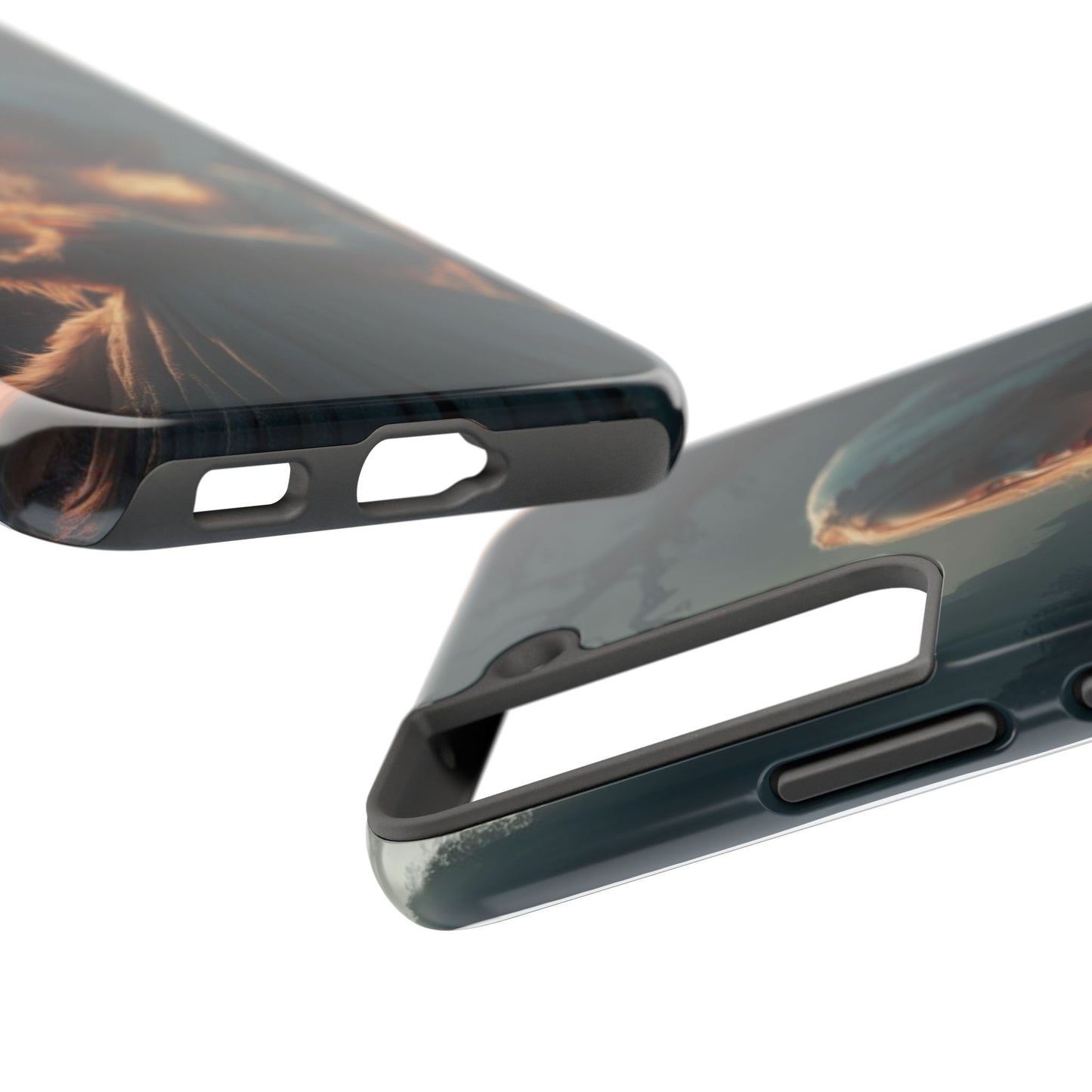 Glitter Guardian Wireless Charging Support Tough Case