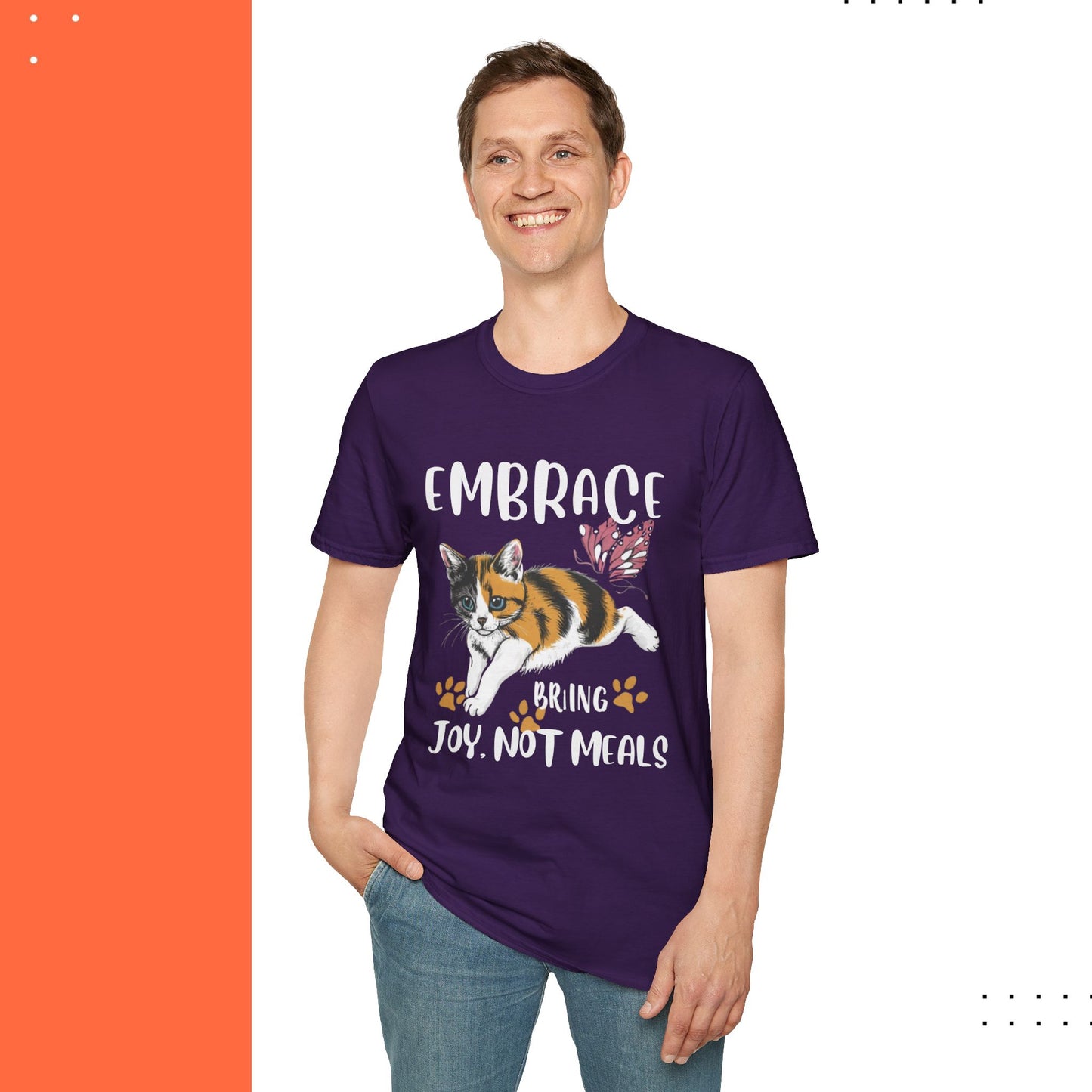 Embark Bring Joy Not Food Cotton Men Tshirt