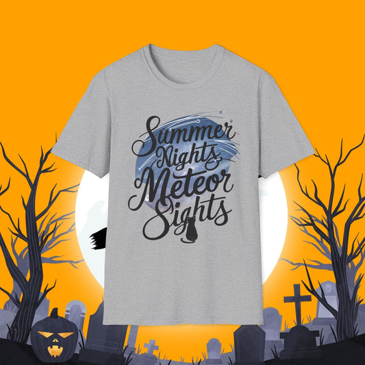 Starry Night Cotton Men T-Shirt