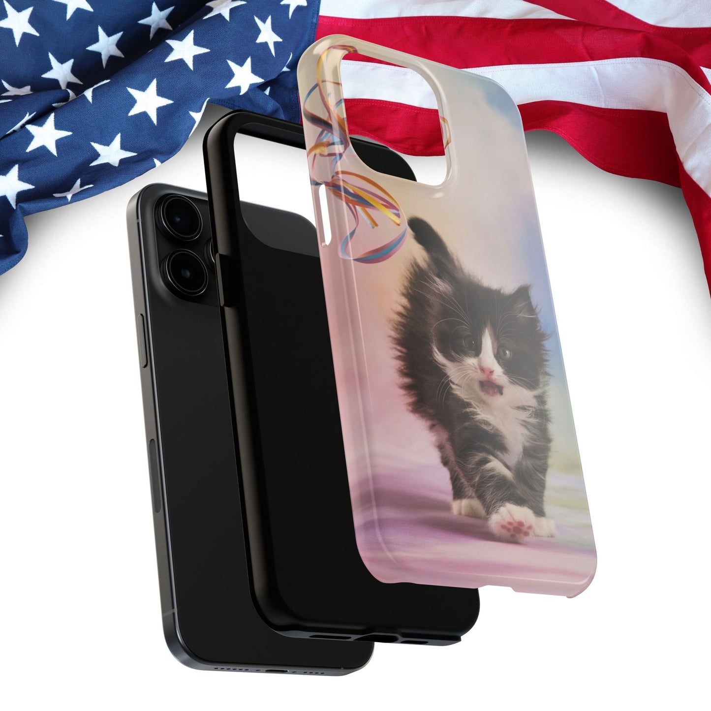 Meowjesty Wireless Charging Support Tough Case