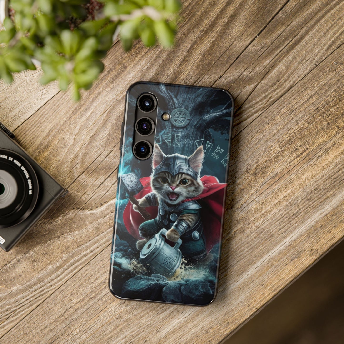 Meow Mjolnir Wireless Charging Support Tough Case