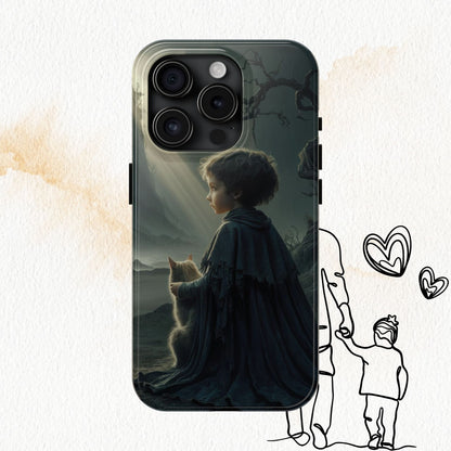 Meowtime Mate Wireless Charging Support Tough Case.