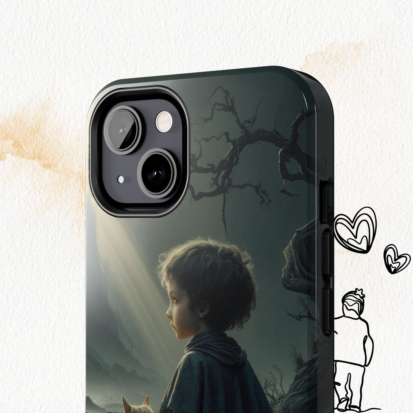 Meowtime Mate Wireless Charging Support Tough Case.