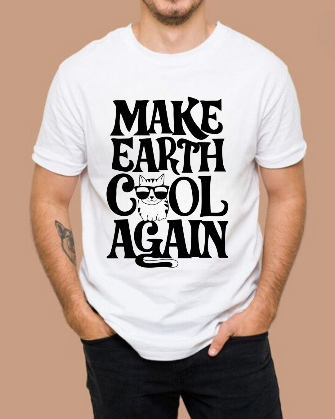 Make Earth Cool Again Cotton T-Shirt