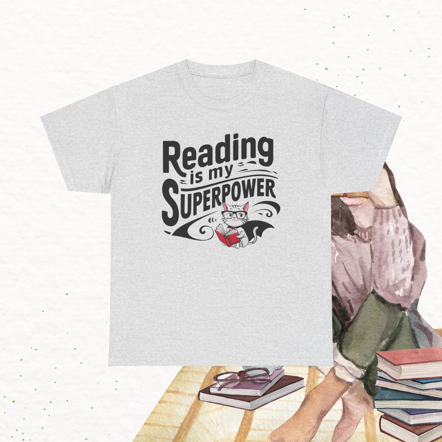 Book Lovers Reading Is My Superpower T-Shirt
