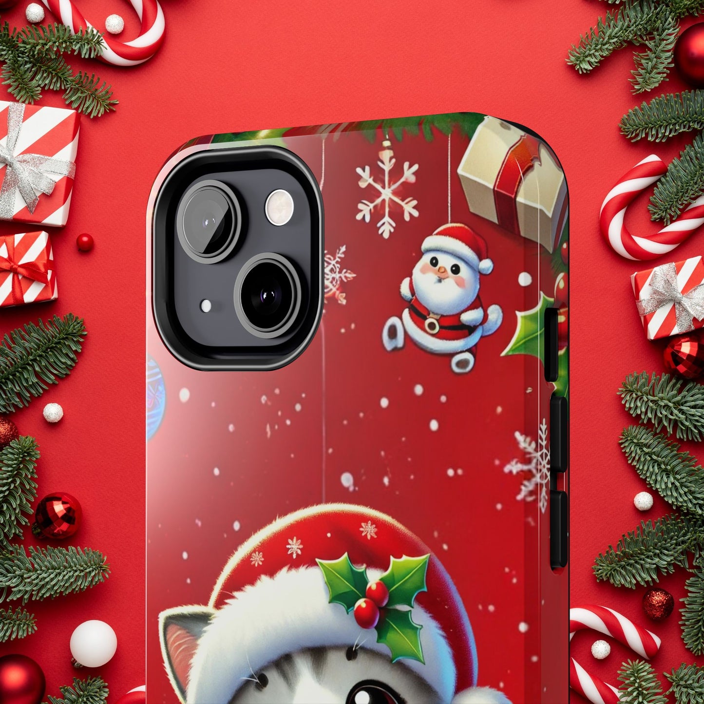 Purrfect Wishes Wireless Charging Support Tough Case