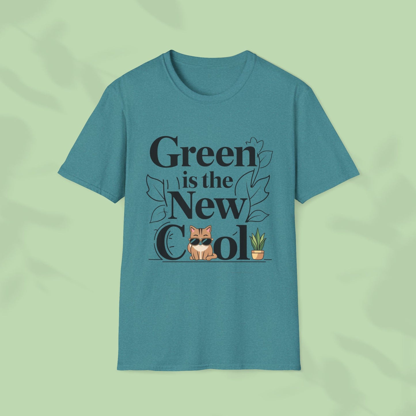 Green Is The New Cool Cotton T-Shirt