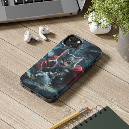 Meow Mjolnir Wireless Charging Support Tough Case