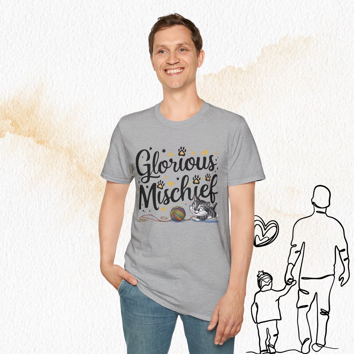 Glorious Mischief Cotton Men T-Shirt