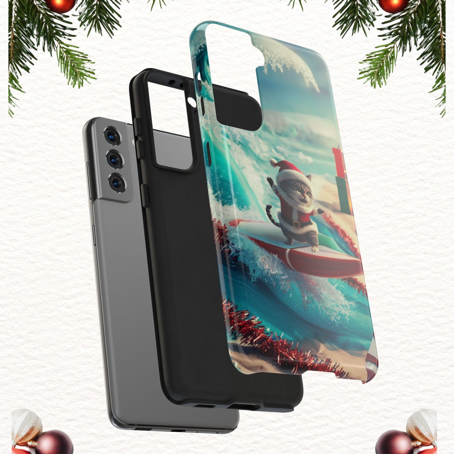 Meow Magic Wireless Charging Support Tough Case.
