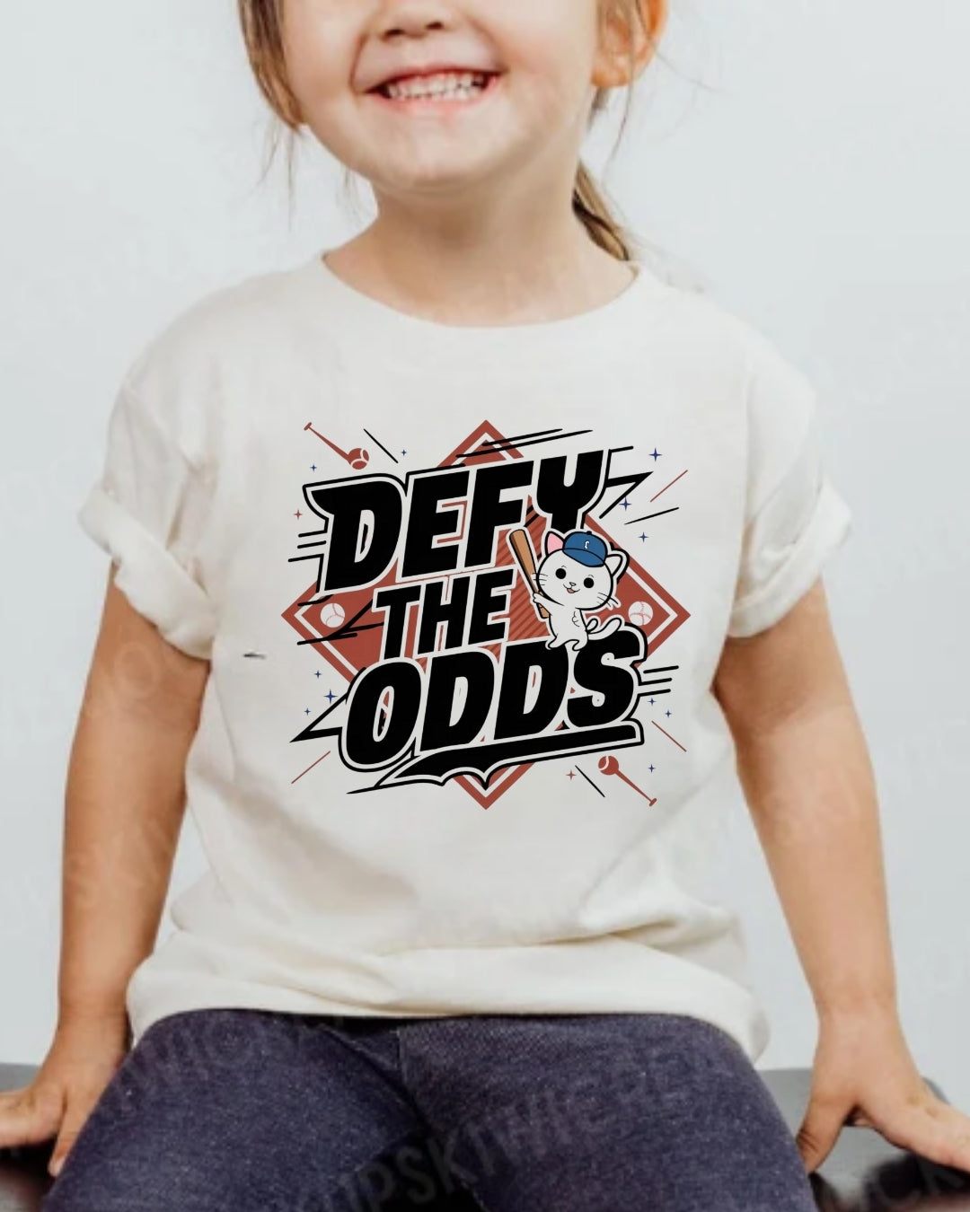 Defy The Odds Kid Cotton T-Shirt